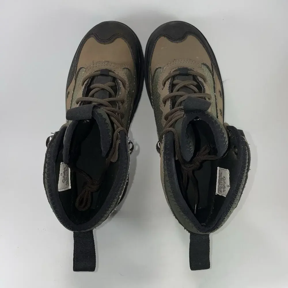 Cabelas 83-1510 Fishing Boots Mens Size 8 Waterproof Mud Wader Heavy Duty